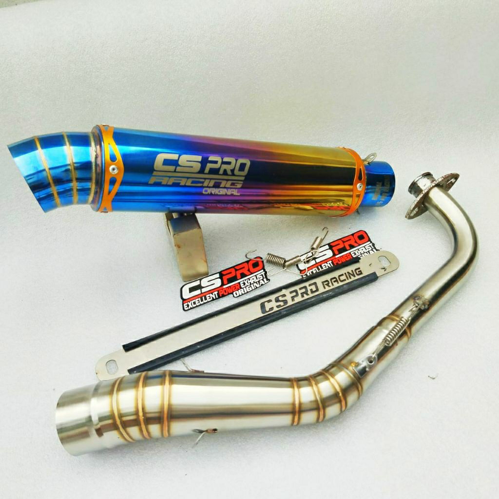 Knalpot racing Cs pro racing for metic all new NMAX Aerox new mio j mio sporty mio m3 scoopy Vario12