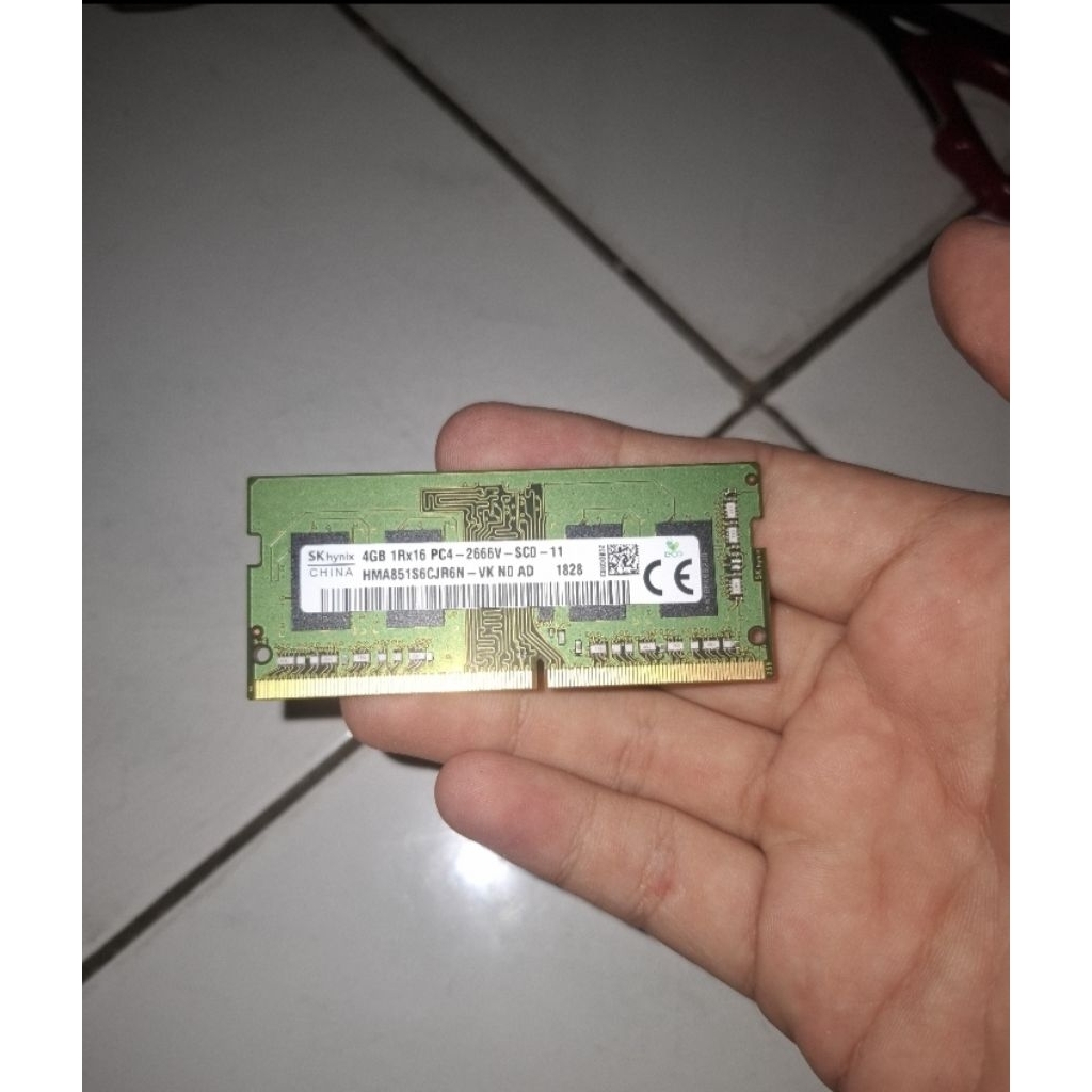 RAM Laptop SK Hynix 4GB DDR4 2666 SODIMM 1RX16