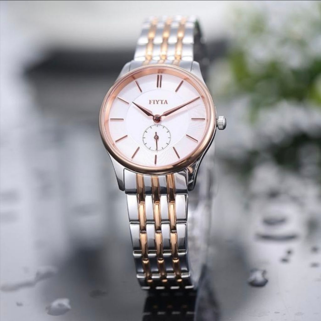 Jam tangan Fiyta joyart L298.MWMladies silver dual tone stainless