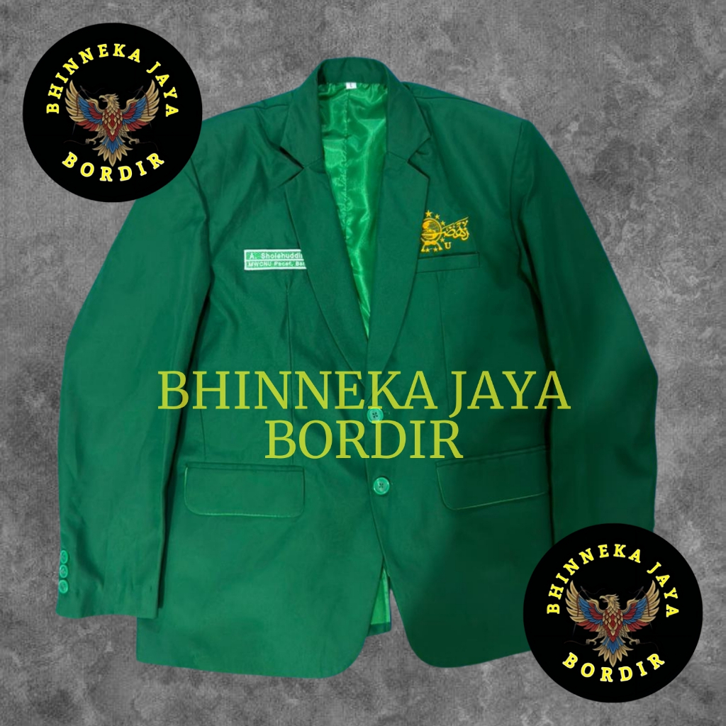 JAS BLAZER NU NAHDLATUL ULAMA BORDIR NAMA
