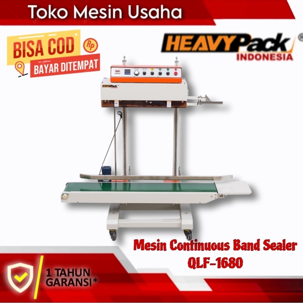 Continuous Band Sealer Vertical QLF-1680 HEAVYPACK
