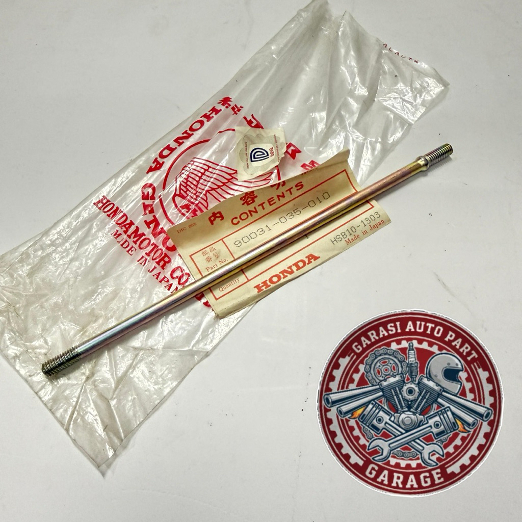 BAUT TANAM BLOK SEHER C70 C-70 ORIGINAL 90031-035-010 M6 x 196mm