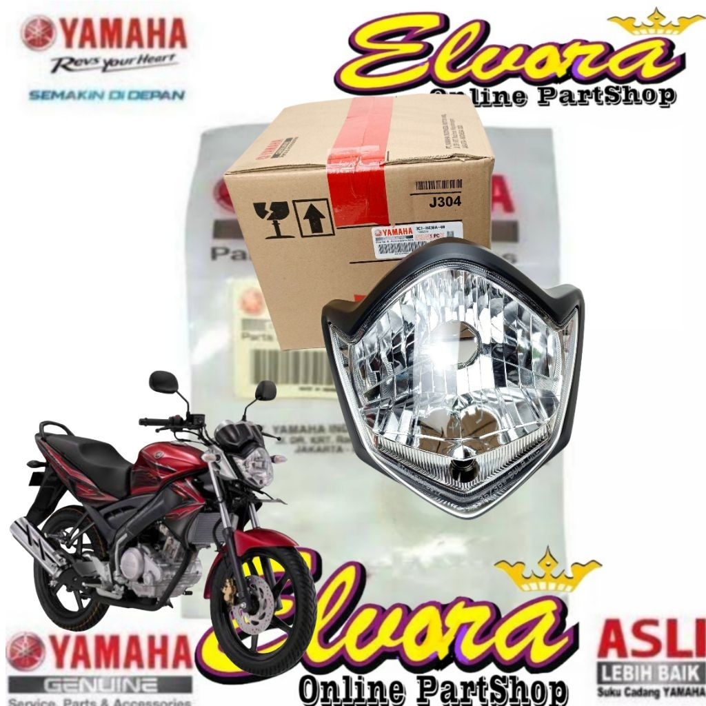 Reflektor lampu depan Yamaja Vixion lama old 2010 2012 Original 3C1-HR40A-00
