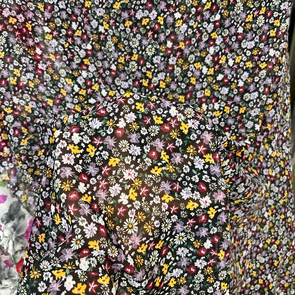 Kain Ceruty Babydoll Premium - kain babydol motif bunga - Kain Ceruti motif - kain ceruti premium - 