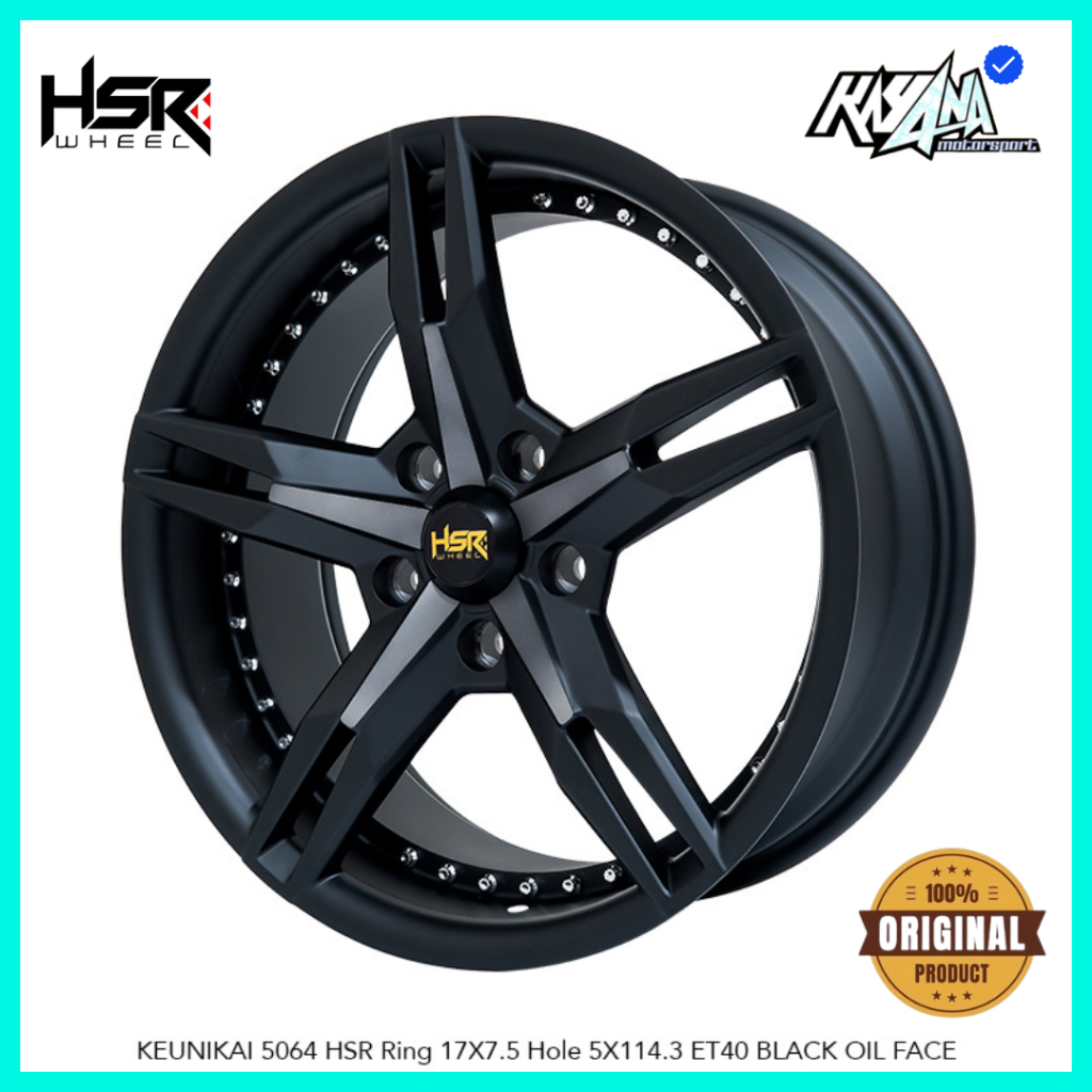Velg Mobil Palang 5 Mobil Terios Hrv Crv Innova Xpander Velg Racing HSR Wheel Keunikai R17 Baut 5