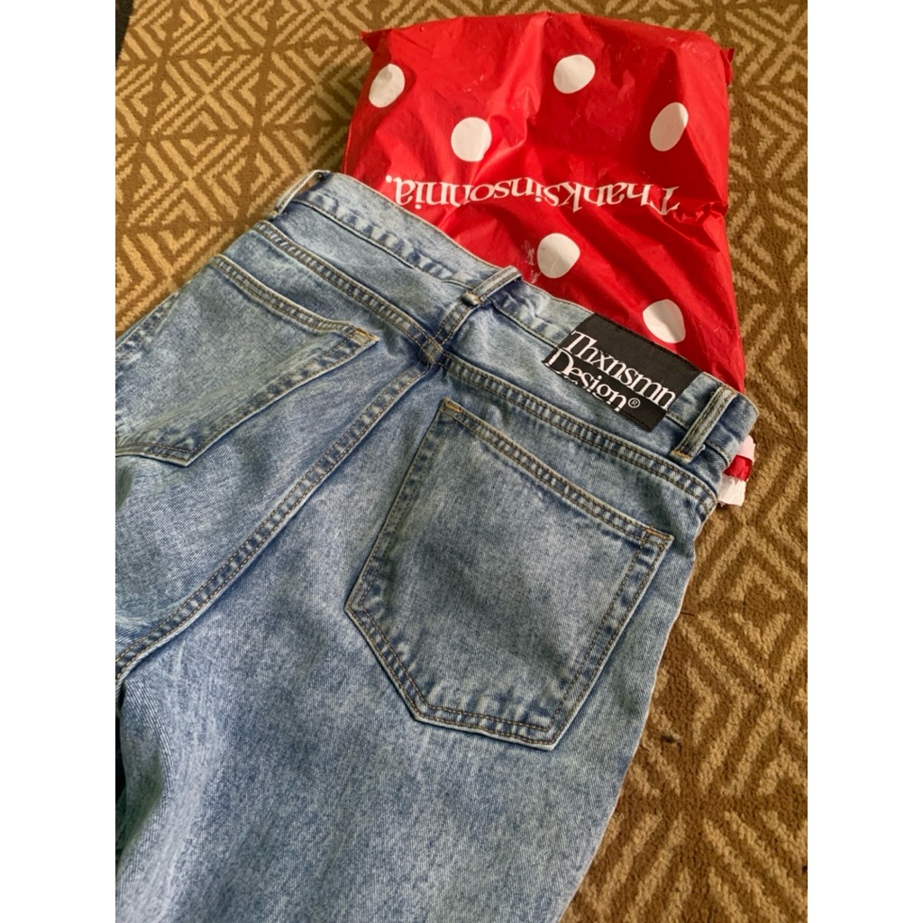 Grosir Denim Pants Ginna Og Basic Blue Thanksinsomnia