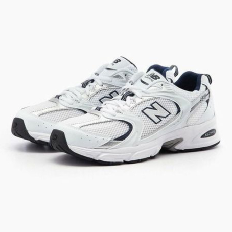 New Balance 530 White Silver Navy Indigo