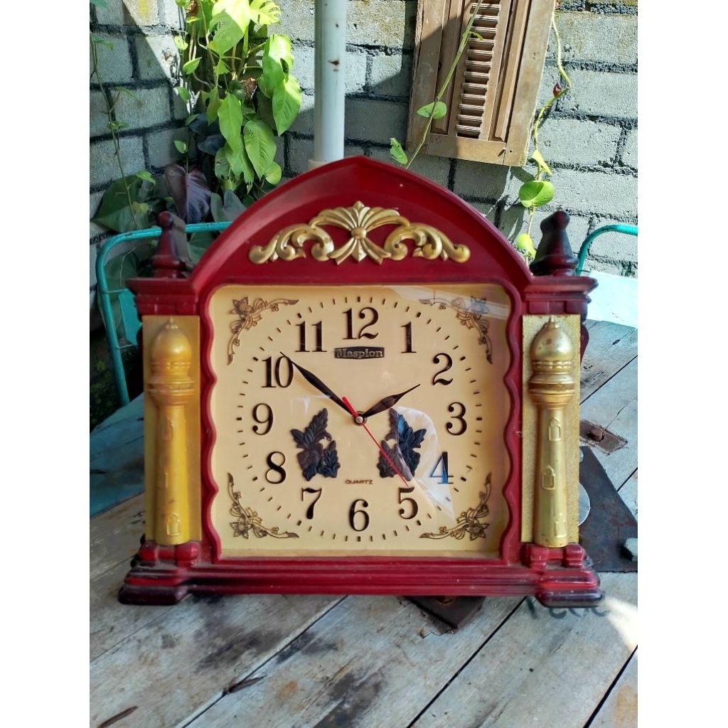 jam dinding masjid "Maspion" th 1970n jadul vintage