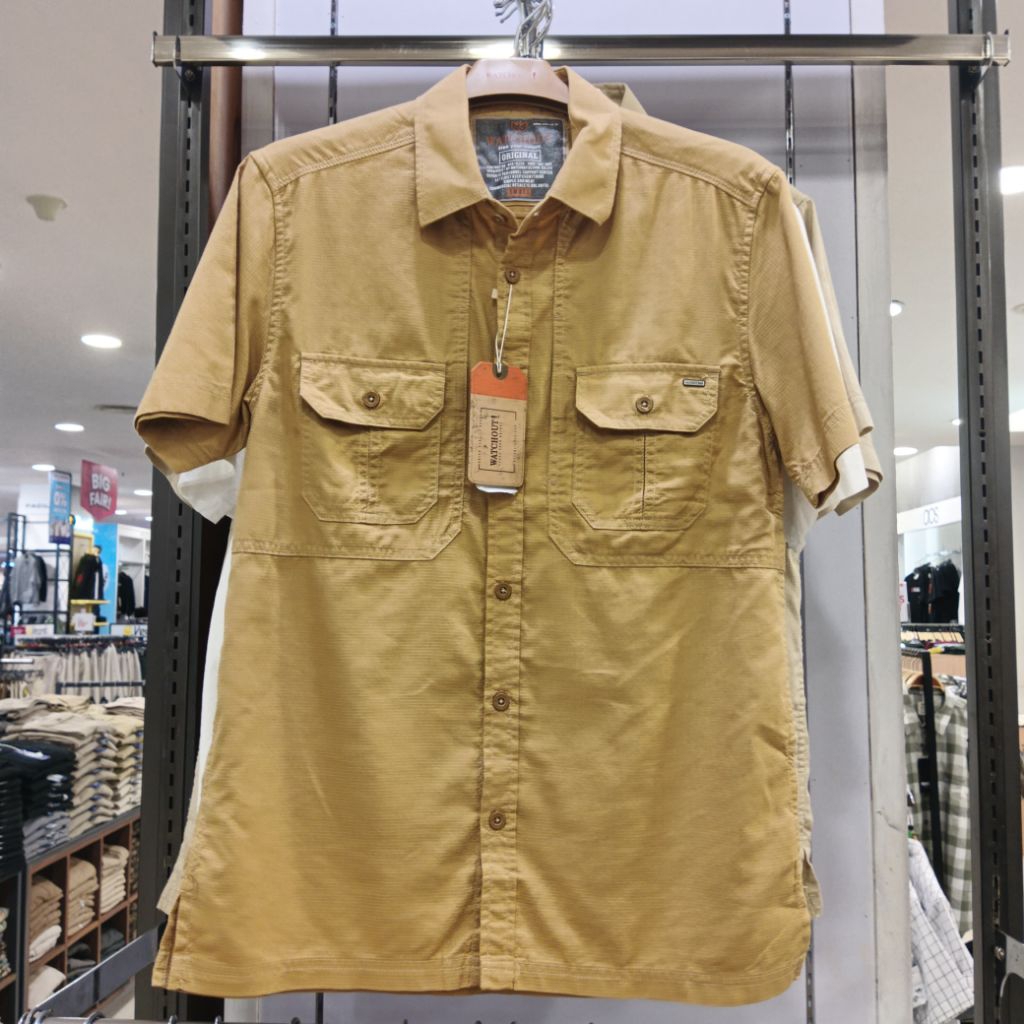 WATCHOUT KEMEJA POLOS PRIA CASUAL ORIGINAL
