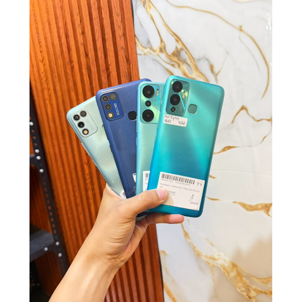 HANDPHONE HP Infinix Hot 10Play 10 12Play Hot 12i 2/32 4/64 6/128 Second Original Murah bergaransi