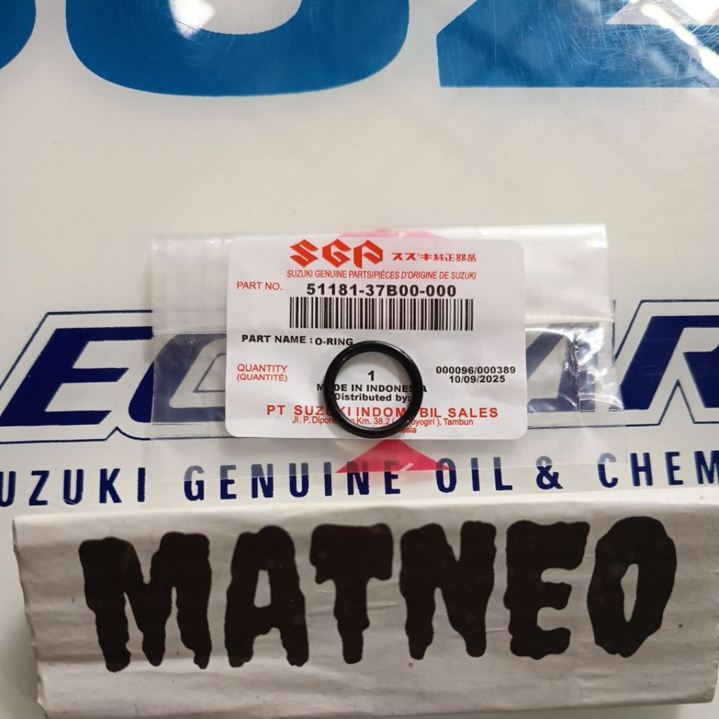 O RING SEAL, OIL (16X20X2.8) (Sil Oli Suspensi Depan) SHOCK DEPAN SKAYWAVE SGP 51181-37B00-000