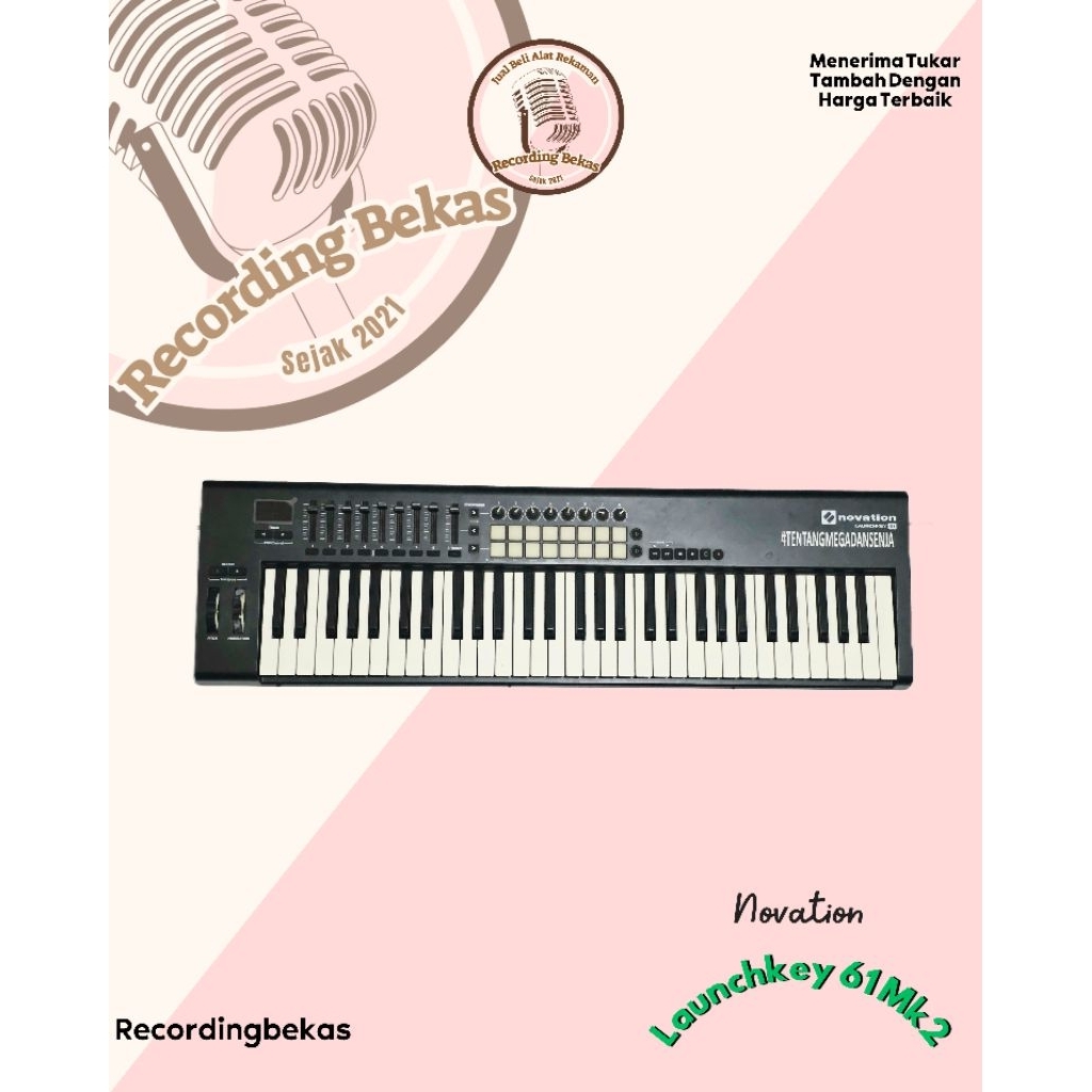 Midi Controller Novation Launchkey 61 mk2