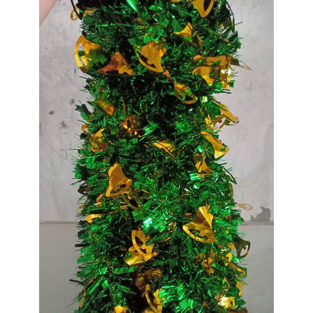 SLINGER NATAL BULU 2 METER / HIASAN POHON NATAL / HIASAN PINTU RUMAH / AKSESSORIS NATAL