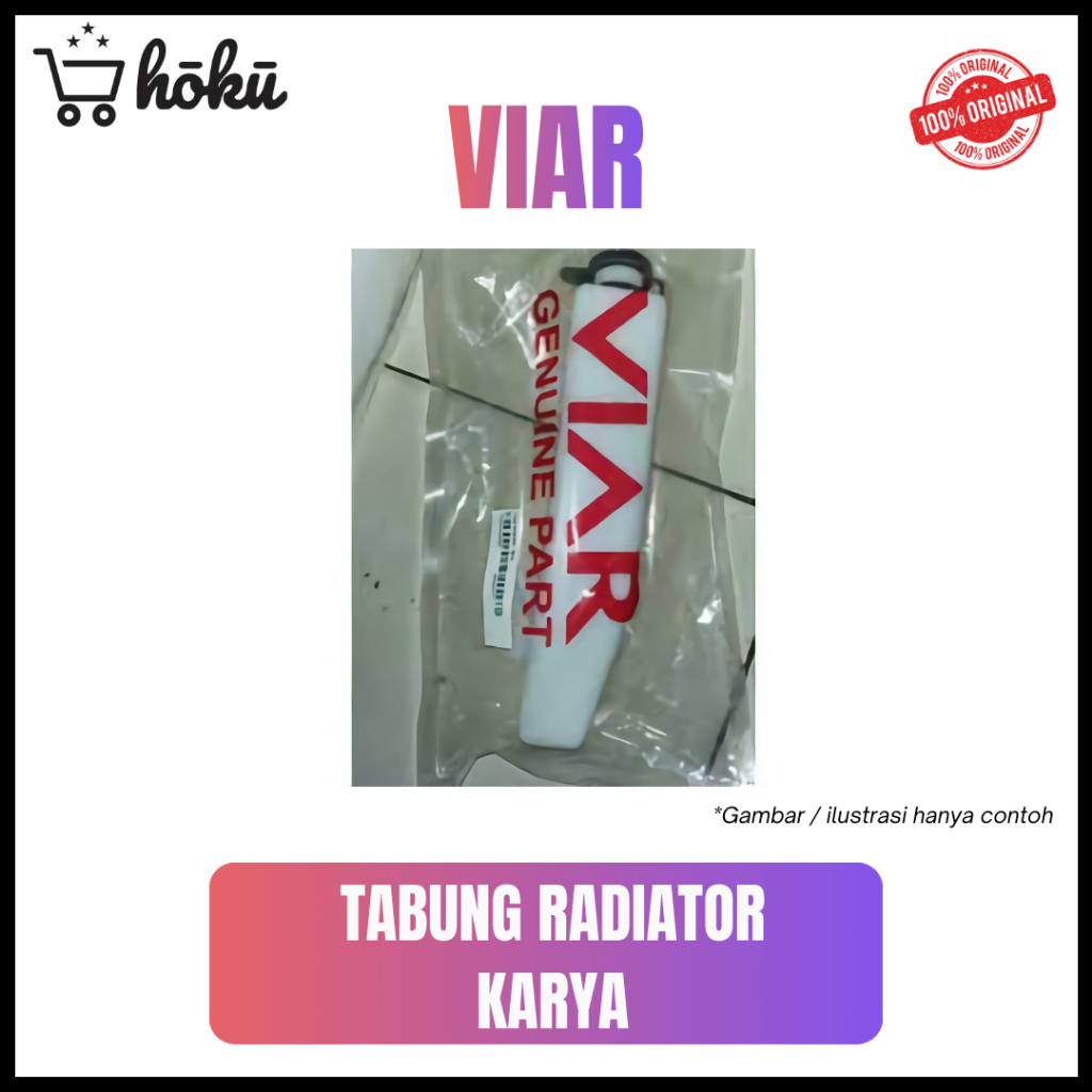 VIAR KARYA - Tabung Radiator New Viar / Tempat Air Radiator Viar / Tabung Air Radiator Roda Tiga Spa