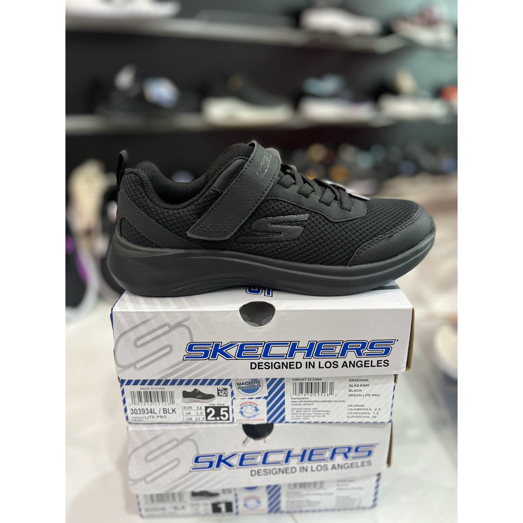 SKECHERS SEKOLAH SKECHERS FULL BLACK SKECHERS KIDS SKECHERS HITAM SKECHERS ANAK SKECHERS BLACK