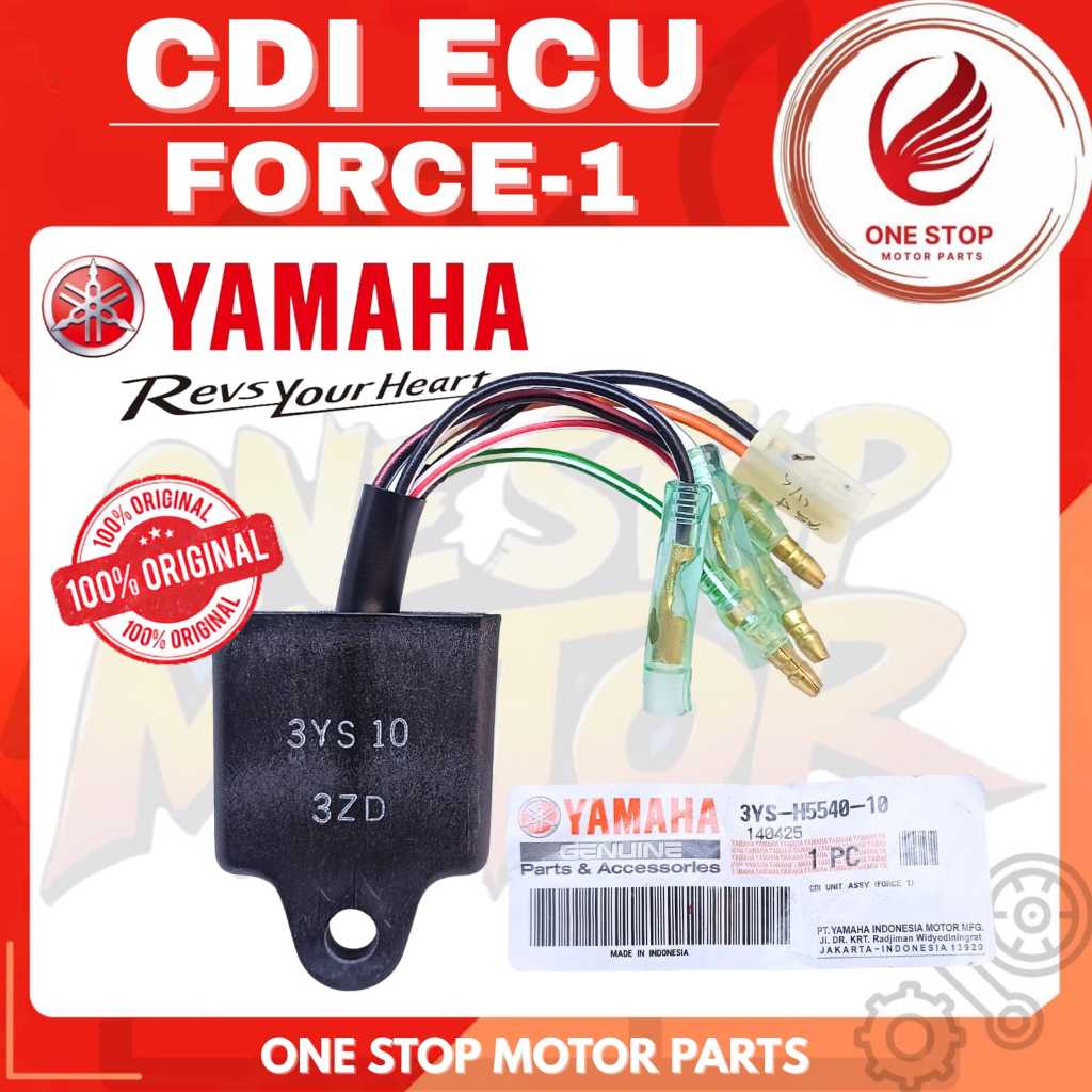 CDI UNIT ECU ASSY 3YS MOTOR  F1 ZR F1ZR FIZ R FORCE 1 FORCE ONE ORIGINAL ORI ASLI YAMAHA YGP