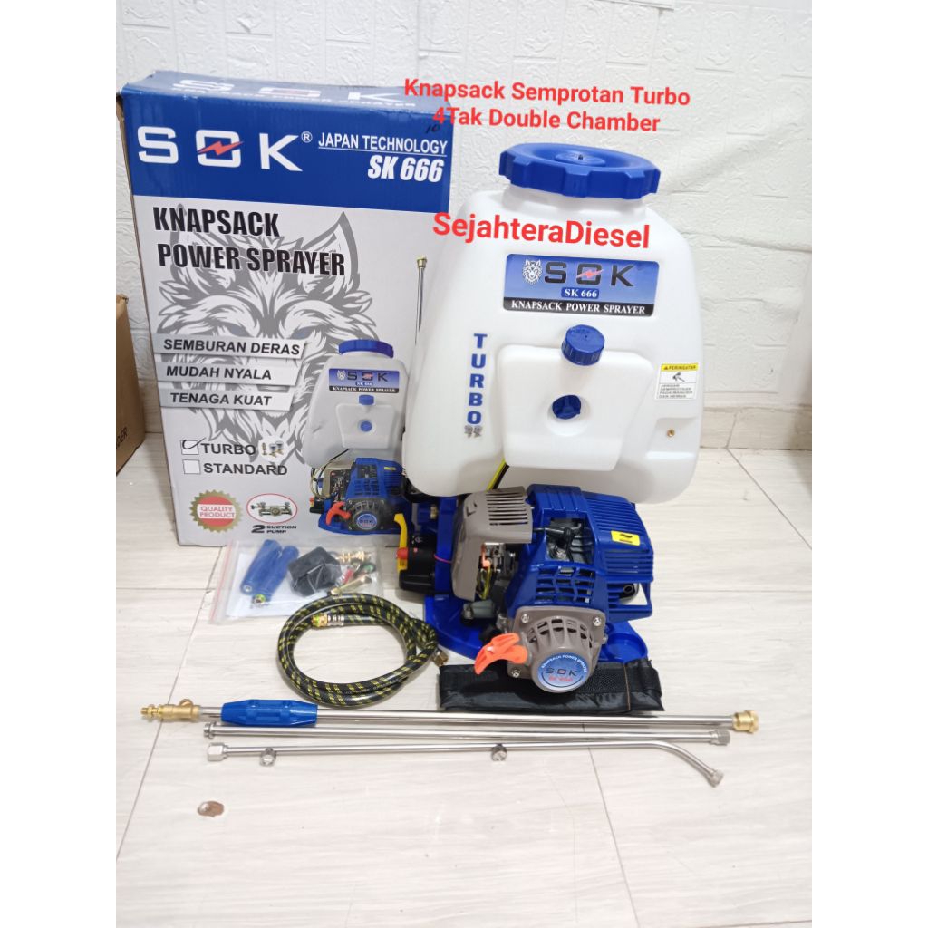 Mesin Semprotan Turbo 4tak&2Tak 20Liter Knapsack  Power Sprayer Semprotan