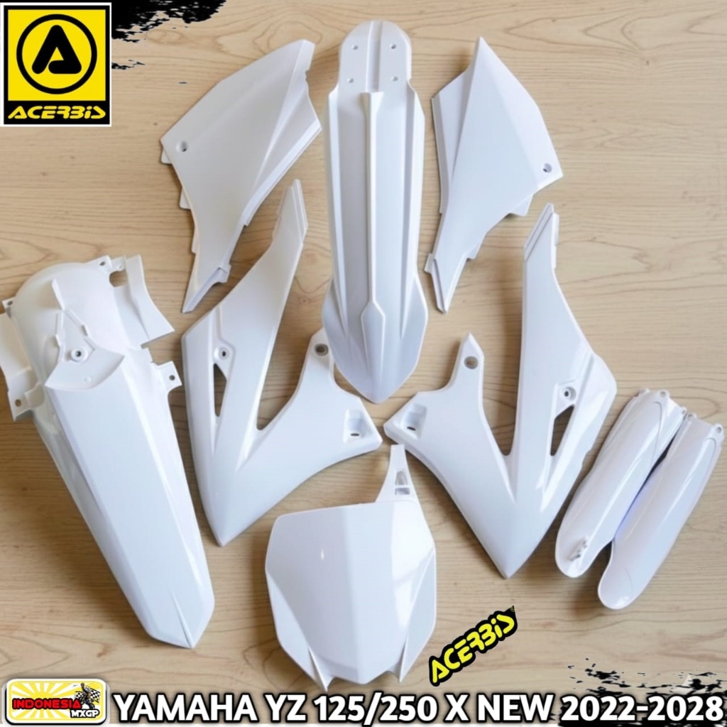 YAMAHA YZ 125 250 X 2022 2023 2024 2025 2026 2027 2028 2029 2030 - ACERBIS COMPLETE PLASTIK KIT - CO