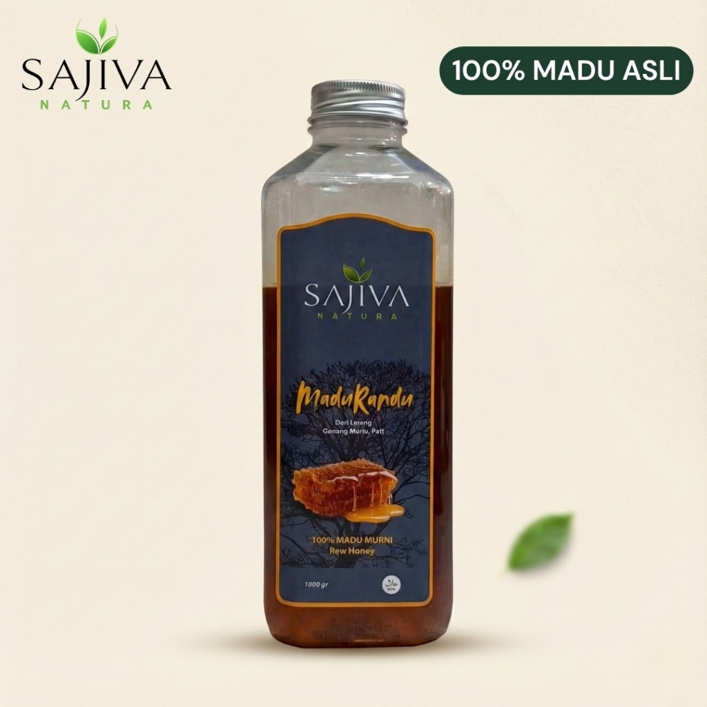 Sajiva Natura Madu Bunga Randu Pati Raw Honey Asli 100% Murni 1kg