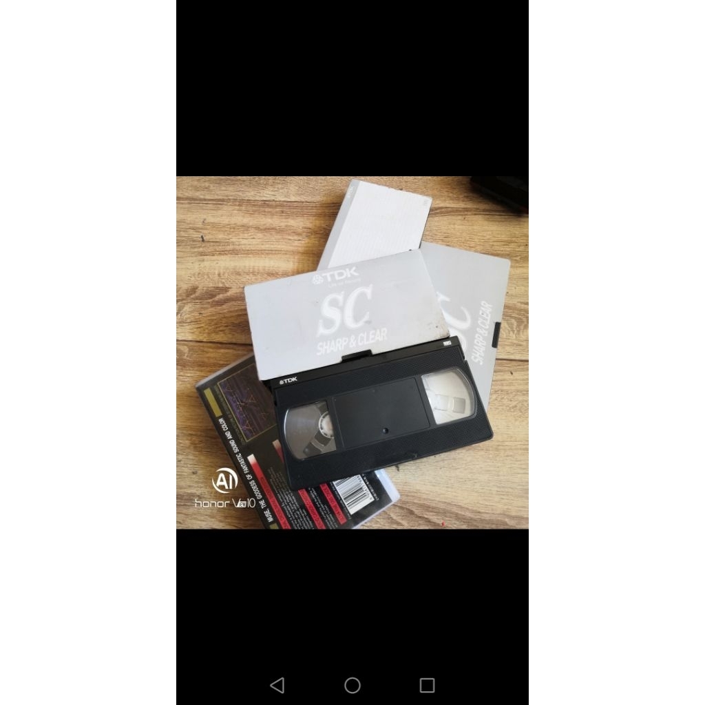 kaset video vhs jadul