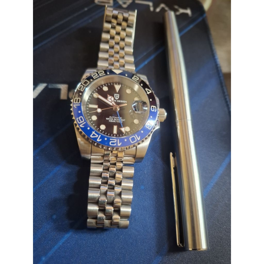 Pagani Design automatic GMT mesin seiko NH34