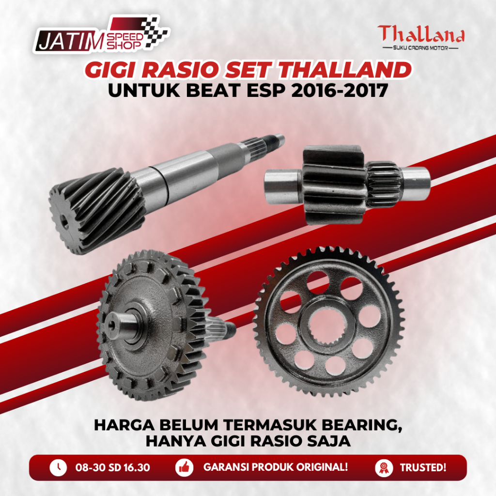 K44 | Thalland Motor Parts Gigi Rasio Set Roda Assy Untuk Beat Esp 2016-2017
