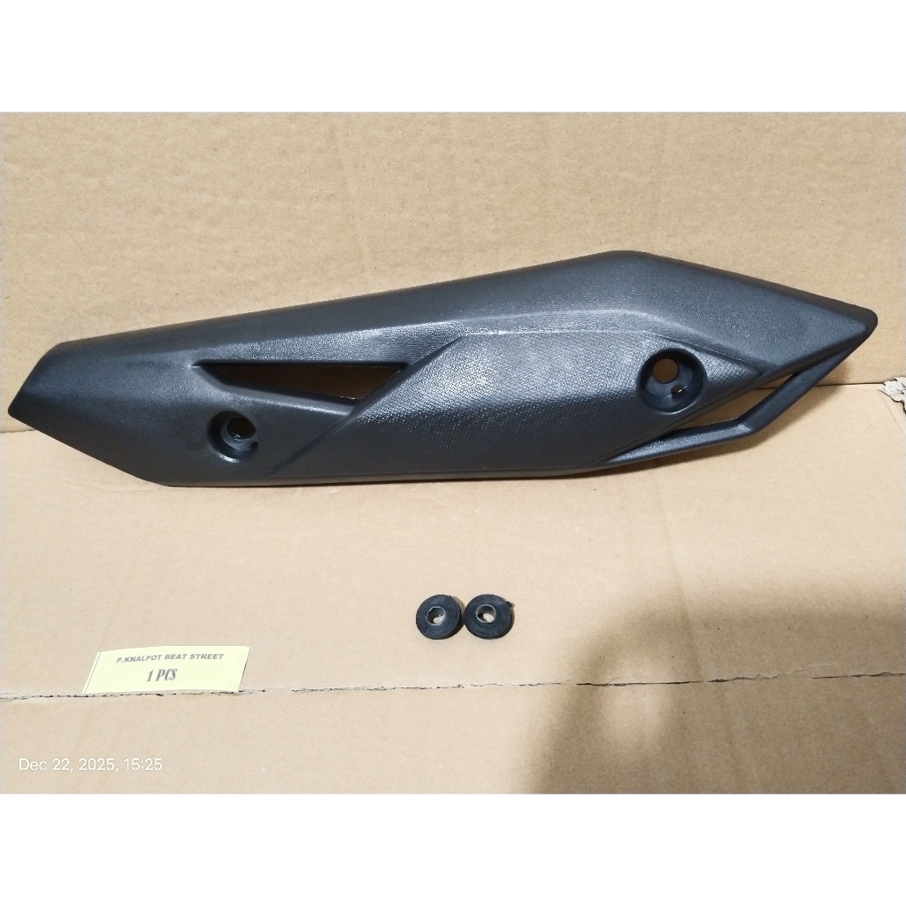 cover knalpot/tameng pelindung knalpot honda beat street eco 2017-2019 murah berkualitas seperti ori