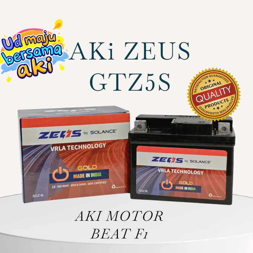 Aki GTZ5S Original ZEUS Aki Motor Spacy GTZ5S ZEUS Aki Motor Mio M3 GTZ5S ZEUS