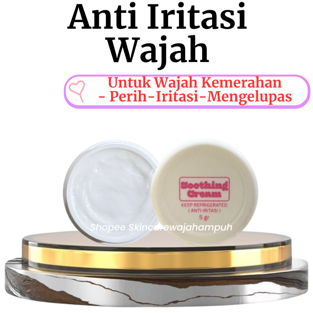 Ecer Anti Iritasi Wajah Untuk Kemerahan Pengelupasan Gatal di wajah Jerawat Flek Hitam Skincare Glow