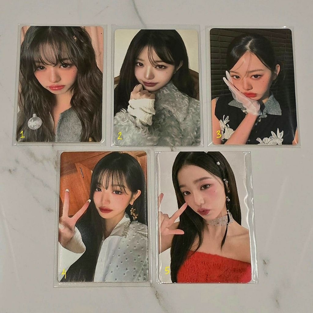 Photocard Official Wonyoung Yujin IVE