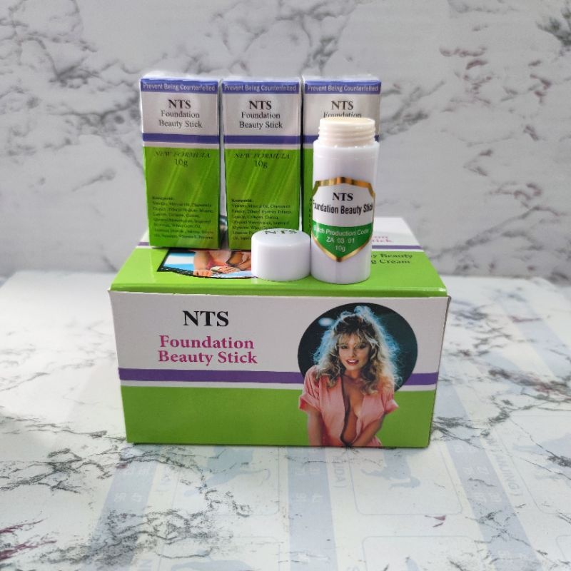 NEW TOPSYNE NTS ORI PER 6PCS,TOPSYNE STICK FOUNDATION,NTS ALAS BEDAK,FOUNDATION STICK,NTS ALOE VERA,