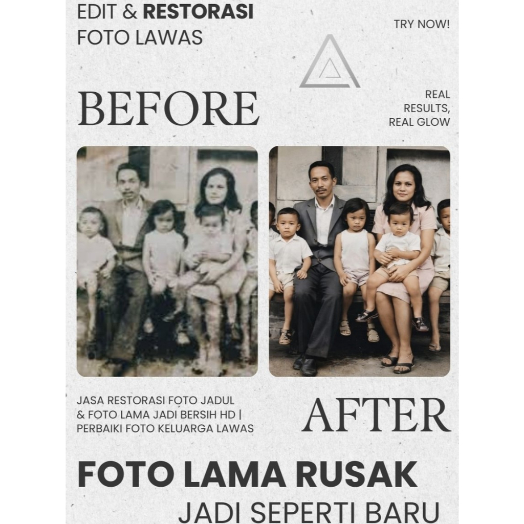 Jasa Restorasi Foto Jadul Profesional | Foto Lama Rusak Jadi Seperti Baru - Jasa Restorasi Foto Jadu