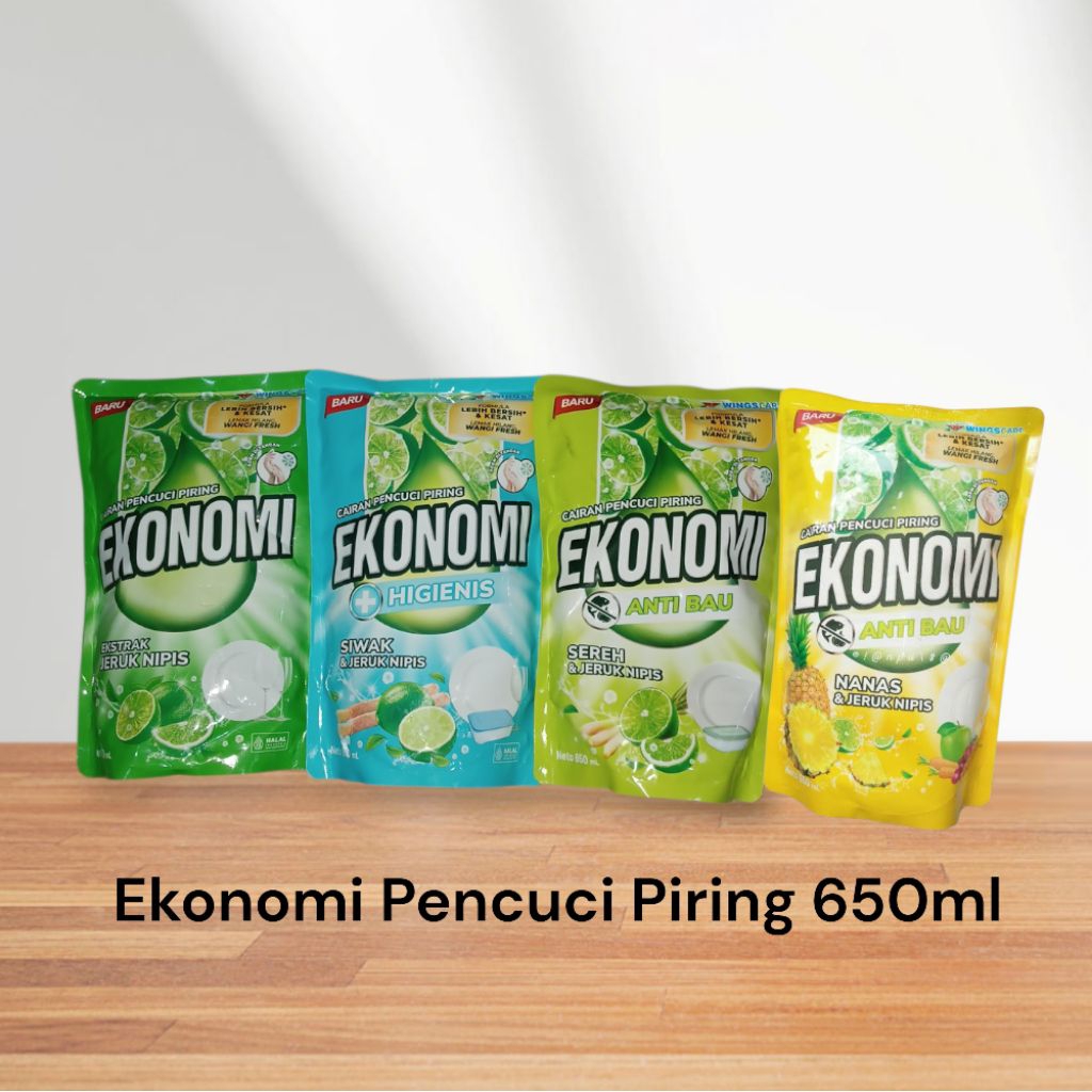 EKONOMI SABUN PENCUCI PIRING POUCH 650ML