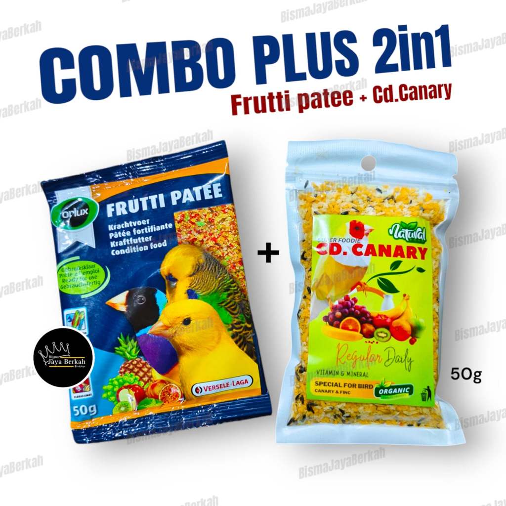 PAKET CD CANARY PLUS Premium egfood + FRUTTI PATE PLUS CD CANARY