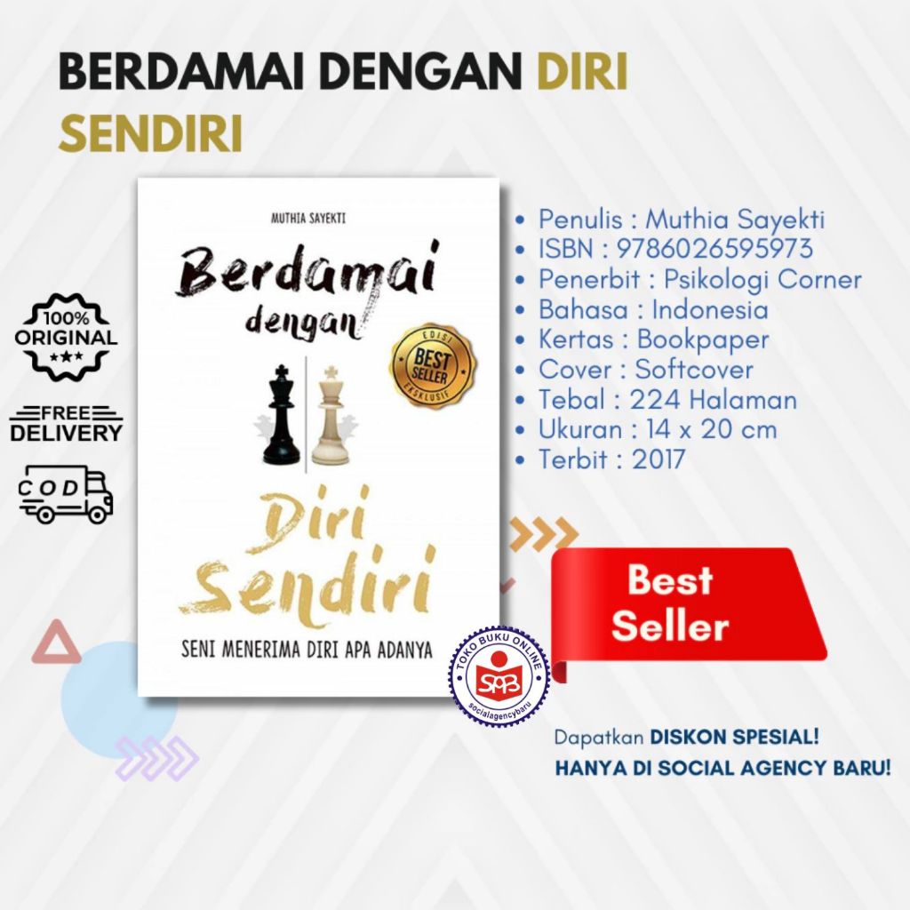 Berdamai Dengan Diri Sendiri Seni Menerima Diri Apa Adanya - Muthia Sayekti