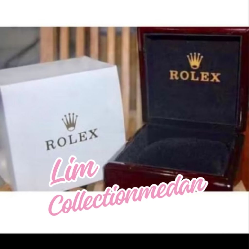 Kotak Kayu Jam tangan Rolex
