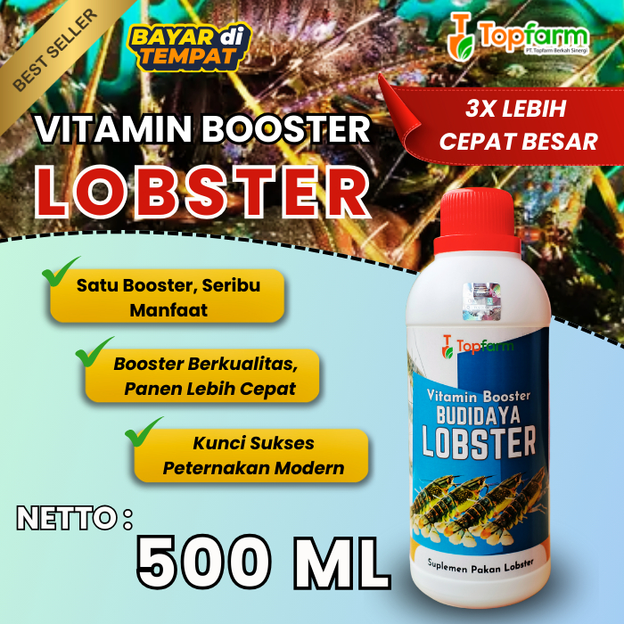Vitamin Lobster 250ML - 500ML/ Vitamin Penggemukan Lobster/ Vitamin Lobster Air Tawar/ Vitamin Udang