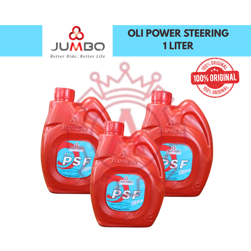 OLI POWER STEERING MOBIL MV PSF 1 LITER JUMBO MELUMASI SISTEM HIDROLIK MENCEGAH KEBOCORAN