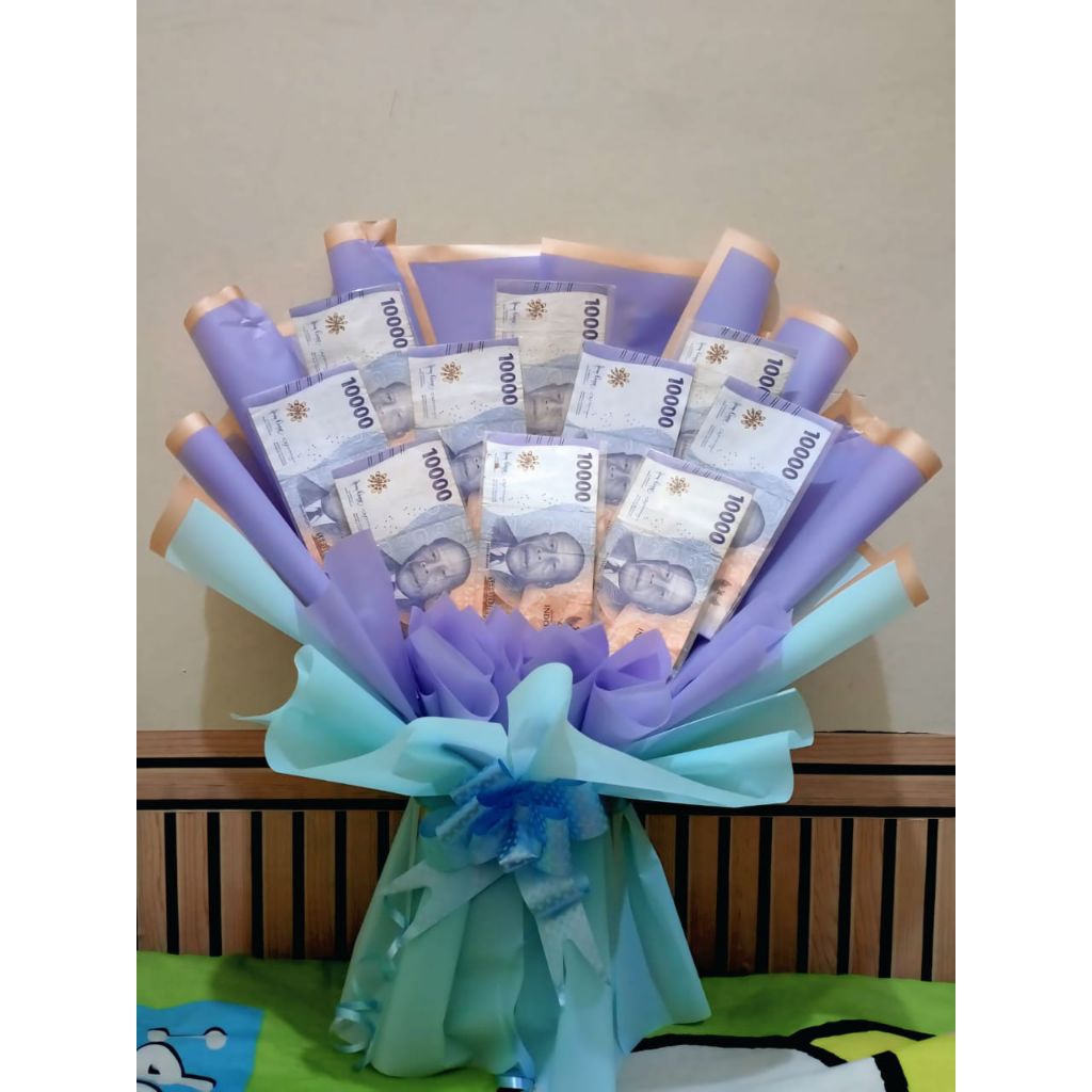 Buket simbolis uang (replika) / bisa kosongan