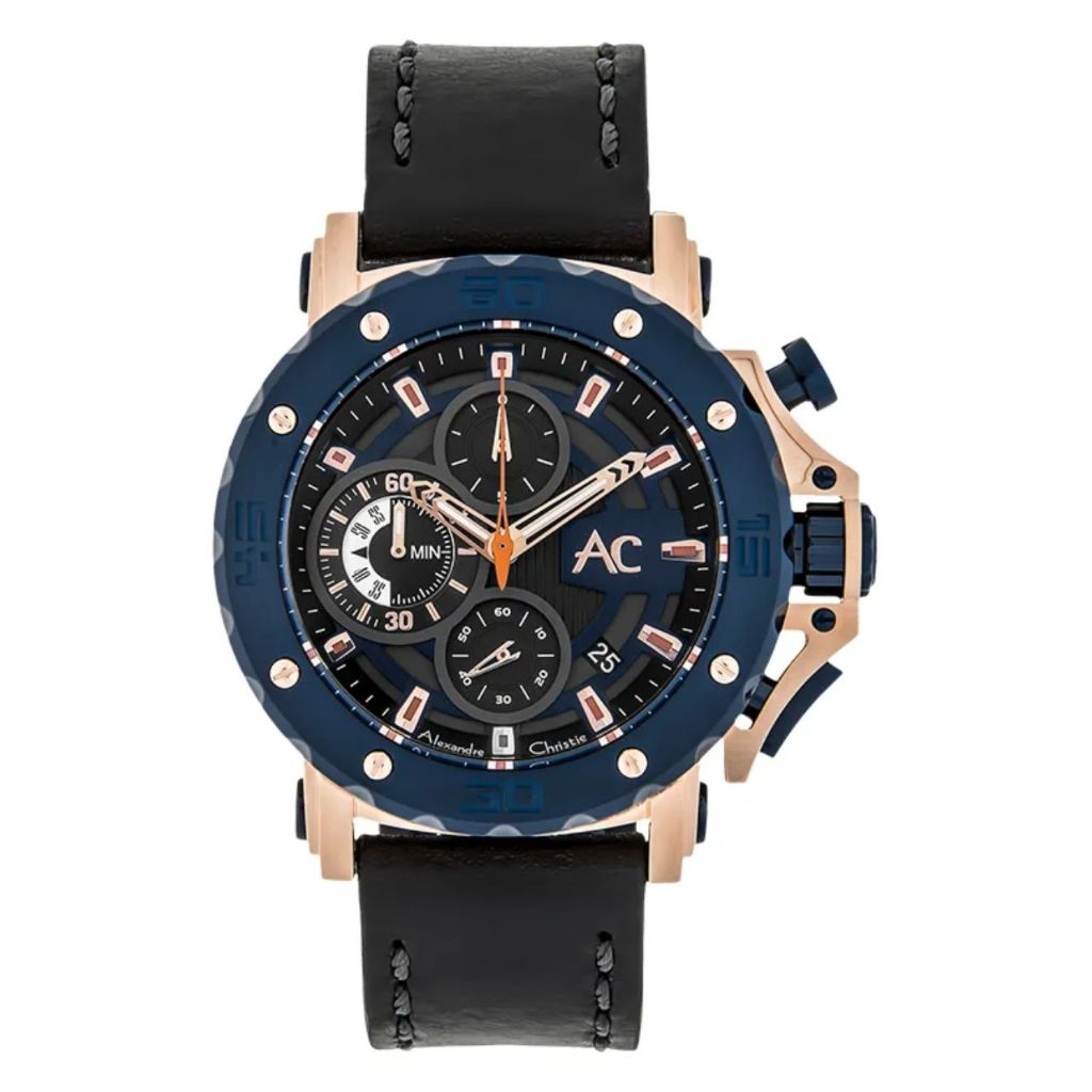 Jam Tangan Pria Analog Alexandre Christie 9205MC AC9205 AC 9205 MC 9205 MCLURBU Original Garansi Res