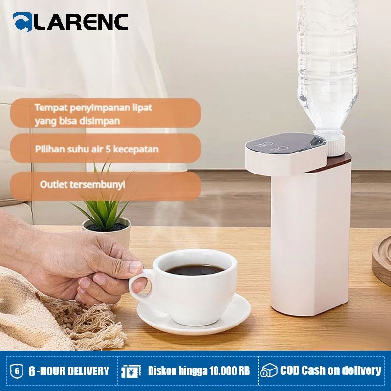 3 Detik Dispenser Air Panas Dingin Dispenser Air Portable Lipat, Pompa Galon Elektrik untuk Air Pana