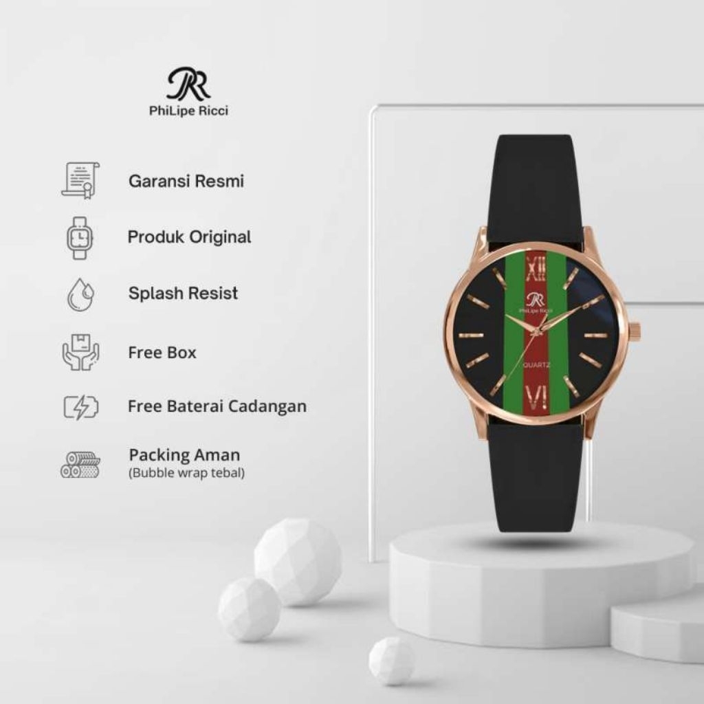 LINK JAM TANGAN WANITA PHILIPE RICCI MINIMALIS