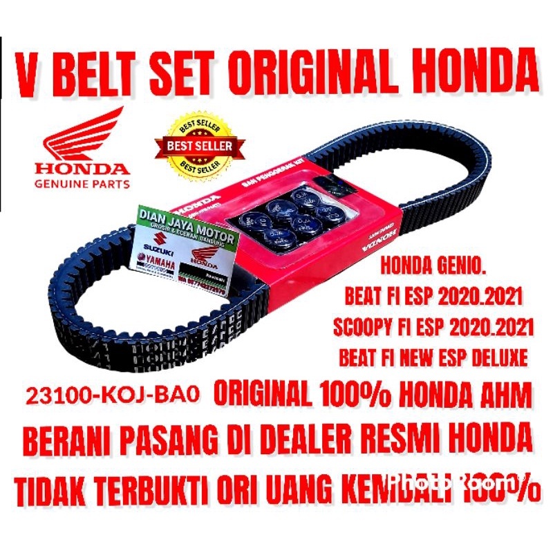( AHM ) Panbel Plus Roller KOJ Honda Beat fi Deluxe Scoopy fi esp Genio Original Honda genuine part 