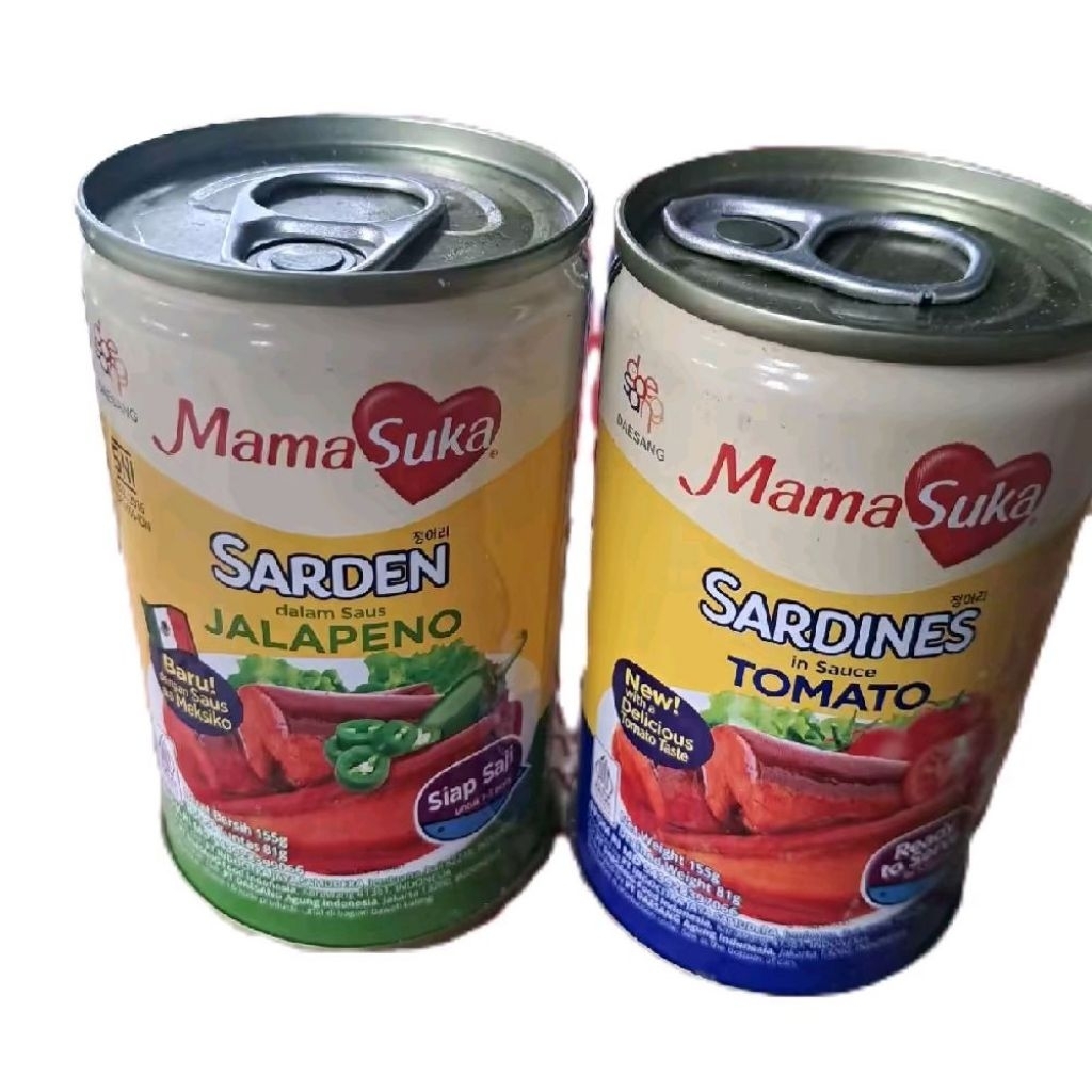 MAMASUKA SARDEN TOMAT | JALAPENO NETTO 155 GR murah