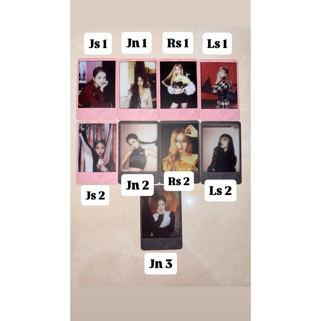 PRELOVED PHOTOCARD BLACKPINK
