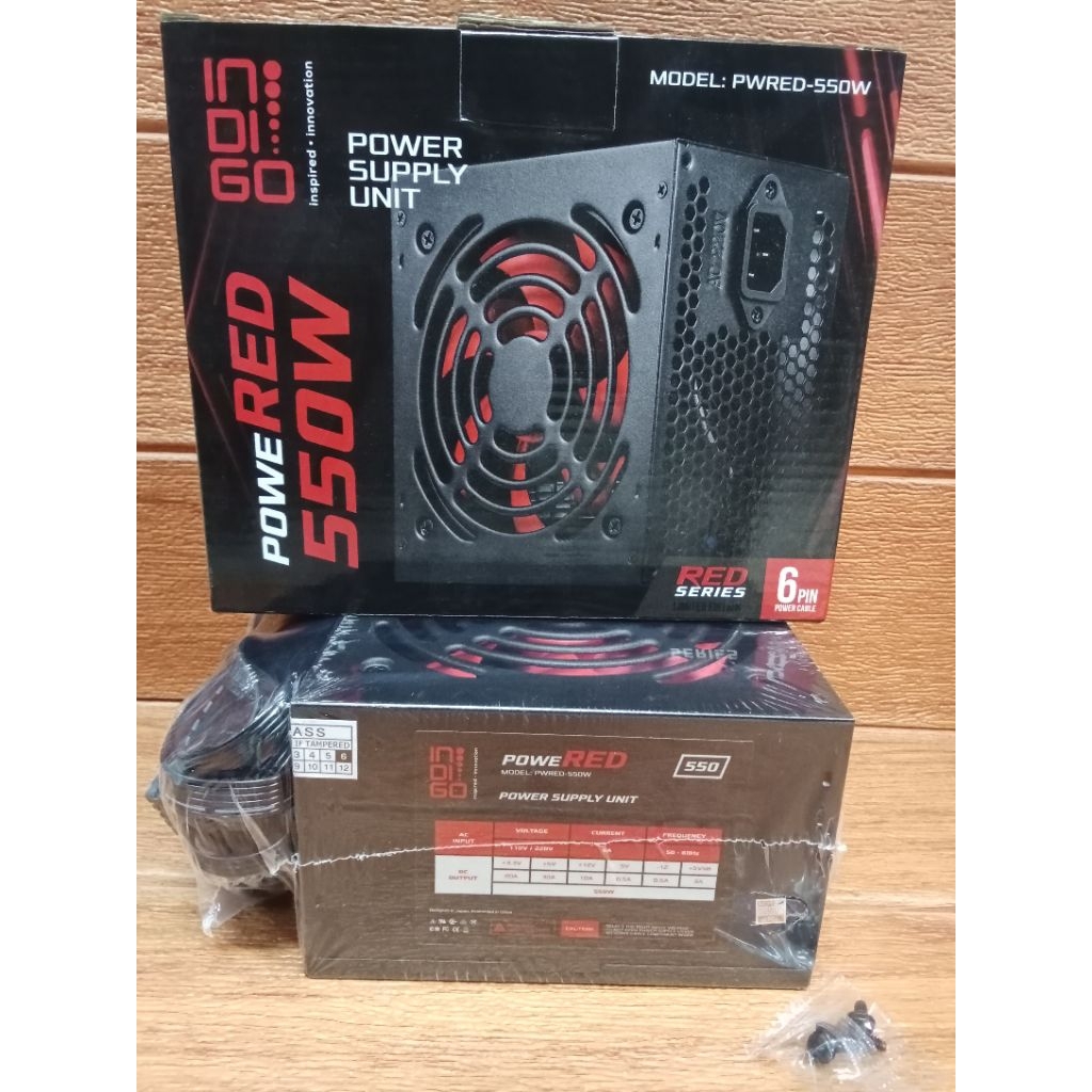 INDIGO POWER SUPPLY 550WATT 6PIN VGA - PWRED-550W