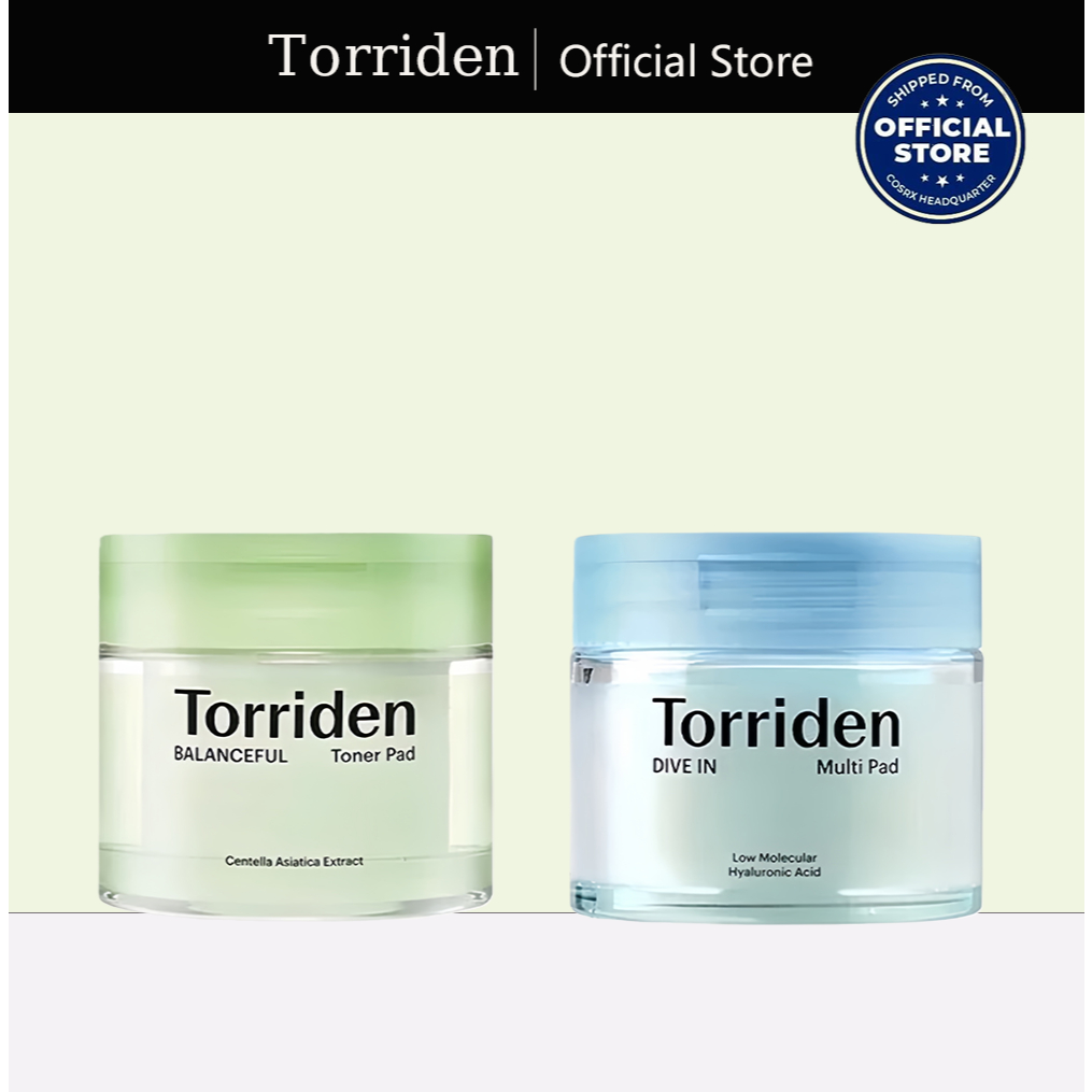 Torriden DIVE IN Multi Pad Low Molecular Hyaluronic Acid TORRIDEN BALANCEFUL Toner Pad Centella Asia