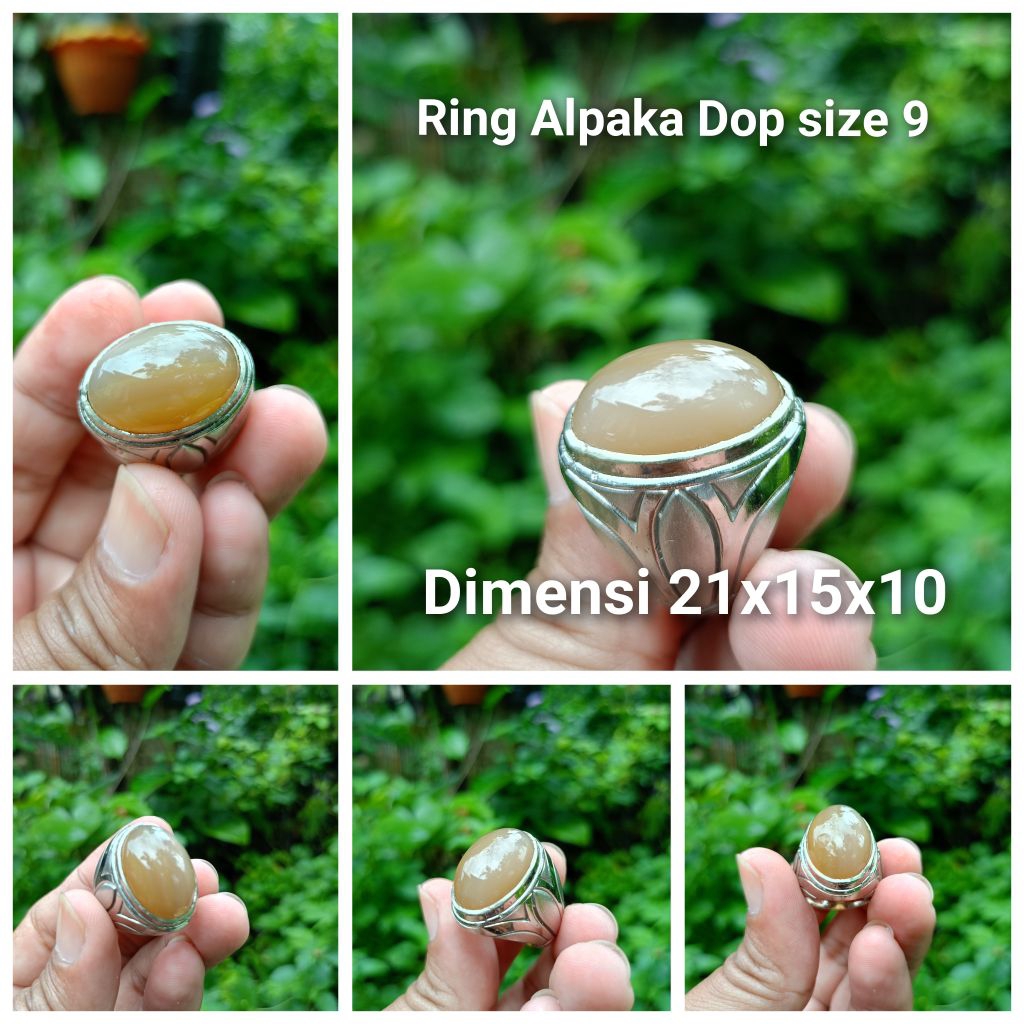 Batu Kalsedon Cream HQ Natural