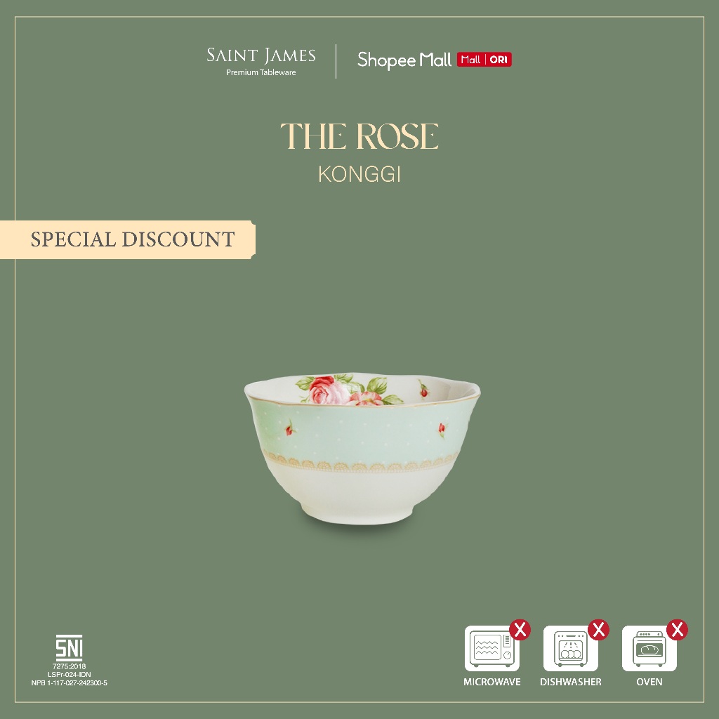 Saint James The Rose Konggi bowl