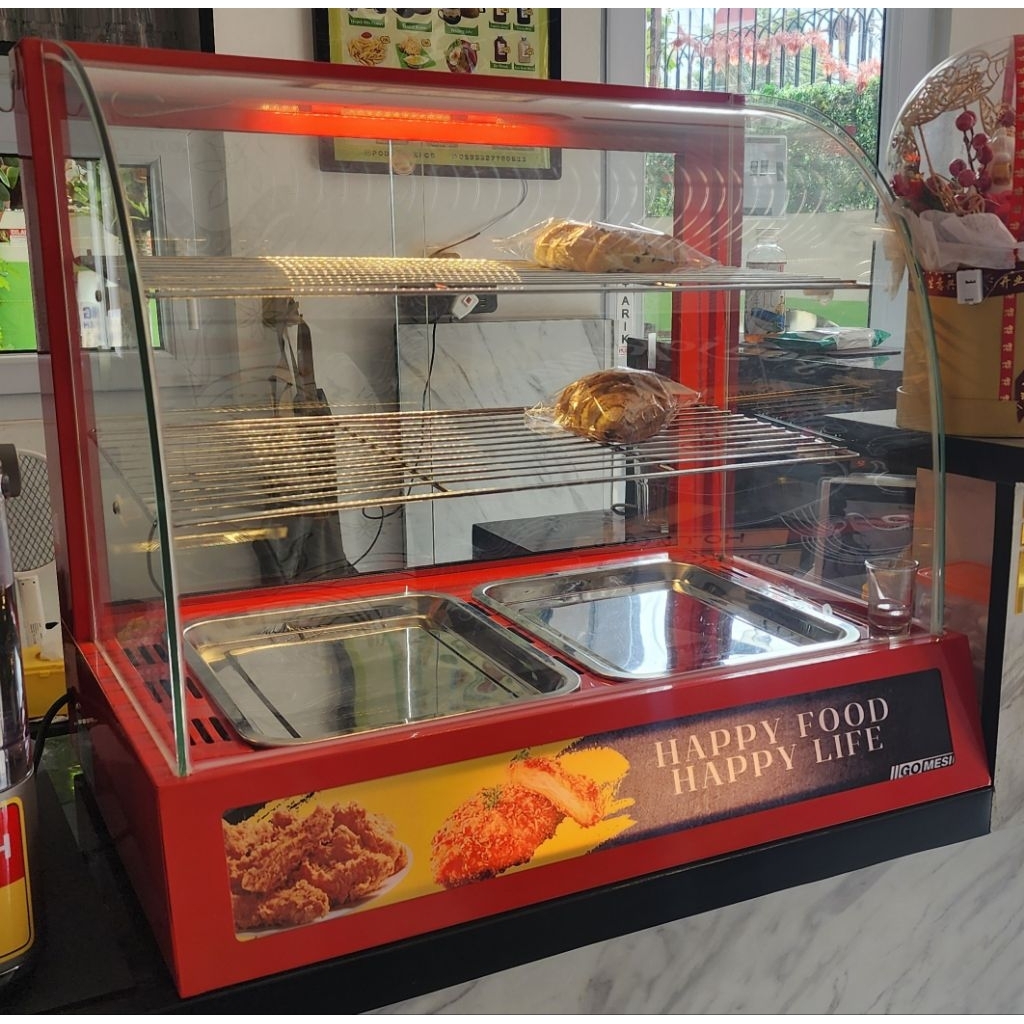 Showcase Warmer Food 2 rak